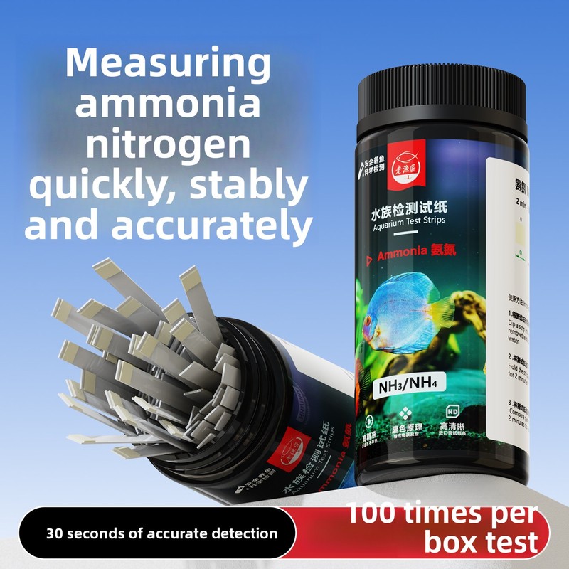 Aquarium Fish Freshwater - 8-in-1 Aquarium Test Strips - Quick