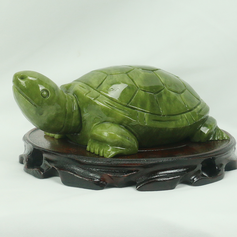 Natural Jade/turtle Sculpture/ - Aquarium Fish Land review and price