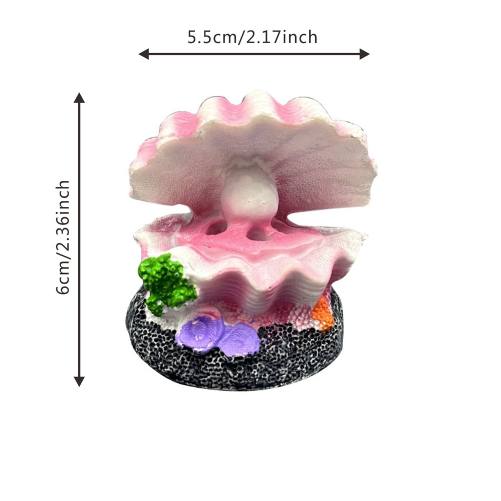 Cute Shell Shape Bubble Stone  - Aquarium Goldfish review and price