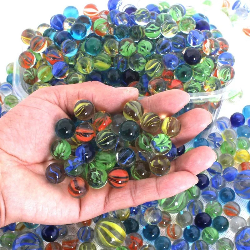 50Pcs 14mm Colorful Glass Marb - Aquarium Fish Fishing review and price