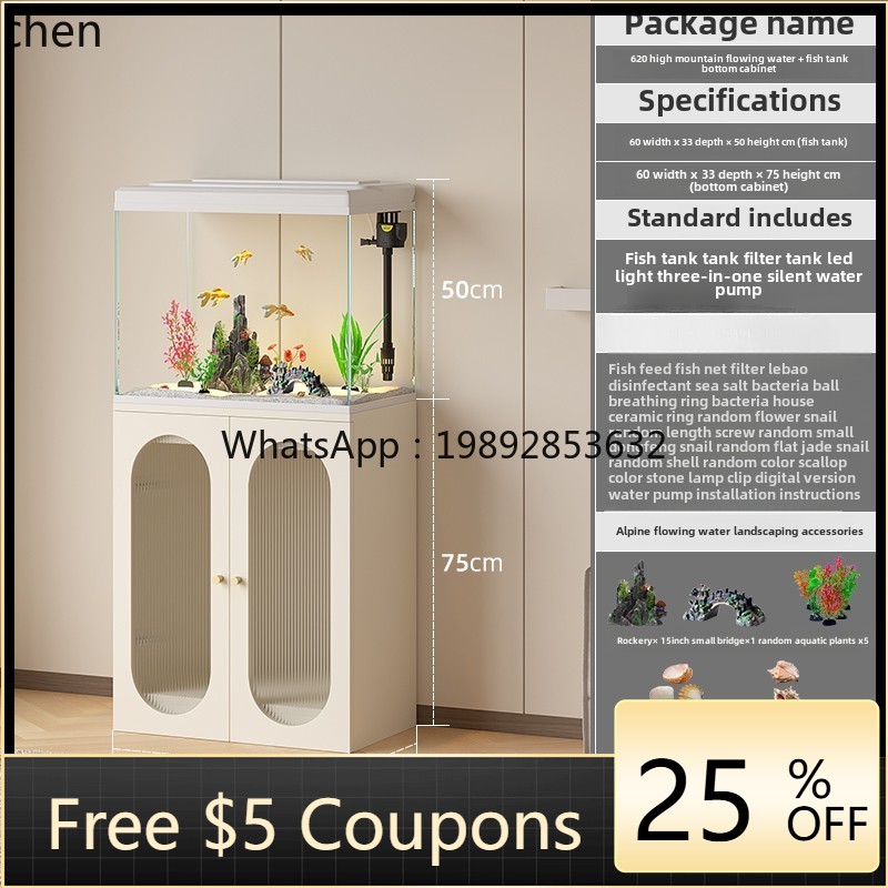 YGG  new fish tank light luxur - Aquarium Goldfish review and price