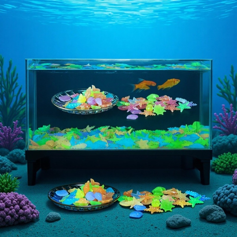 Glowing Luminous Ocean Stones  - Aquarium Fish Land review and price
