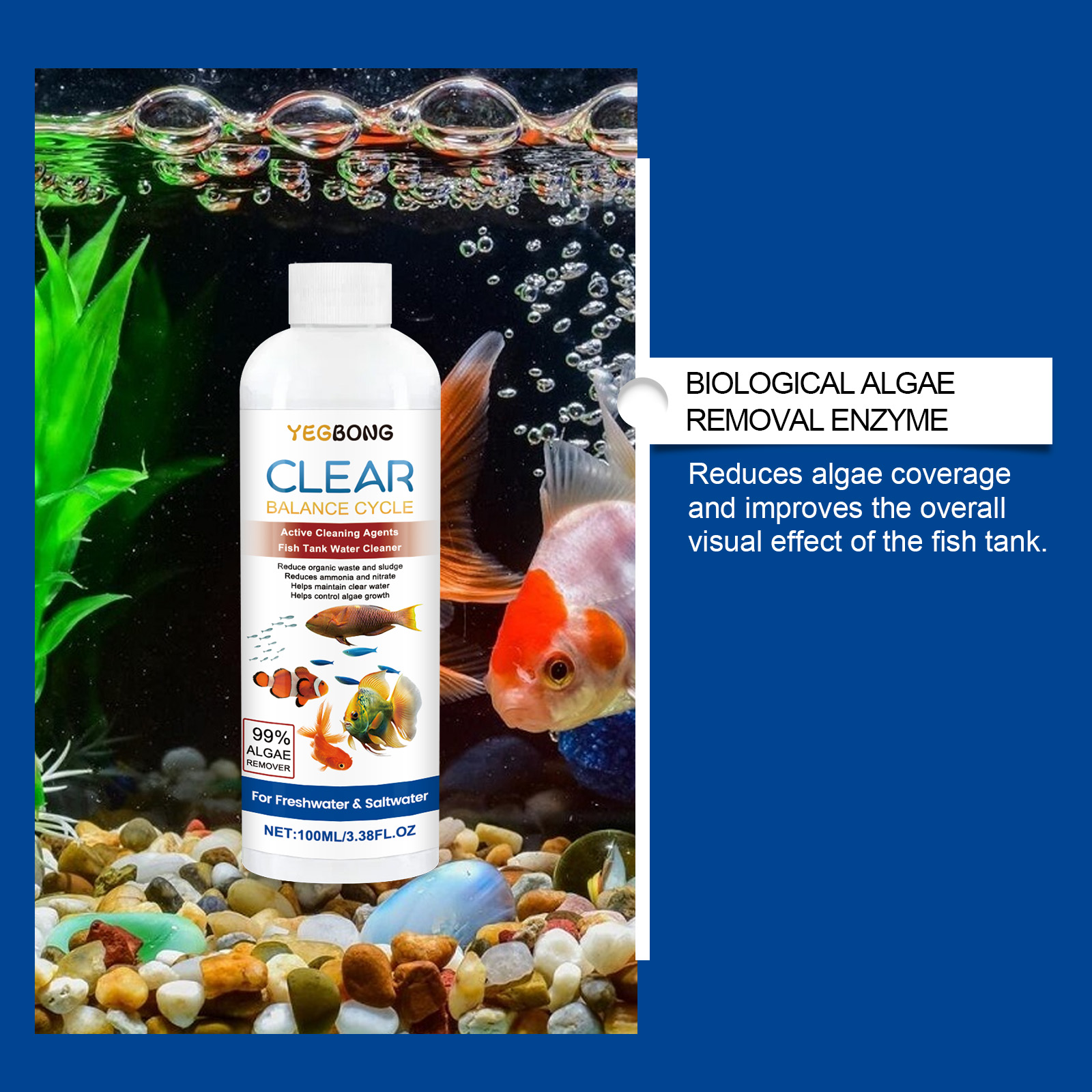 Aquarium Water Clarifier 100ml - Aquarium Fish Freshwater review and price