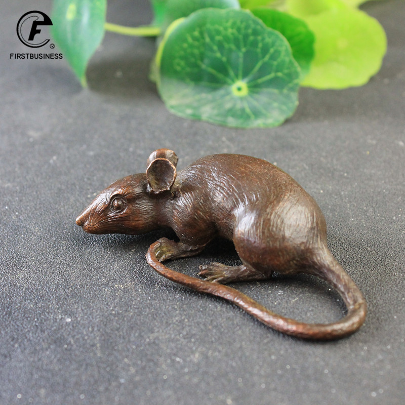 Heavy Brass BIG Rat Mouse Figu - Aquarium Fish Land review and price