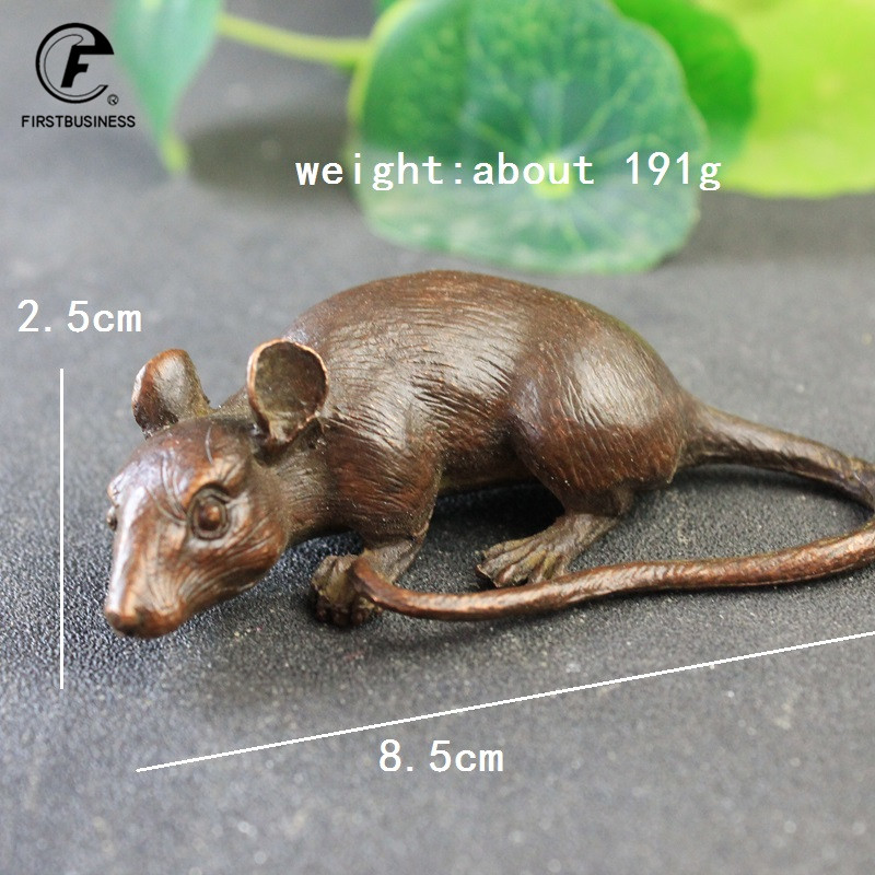 Heavy Brass BIG Rat Mouse Figu - Aquarium Fish Land review and price