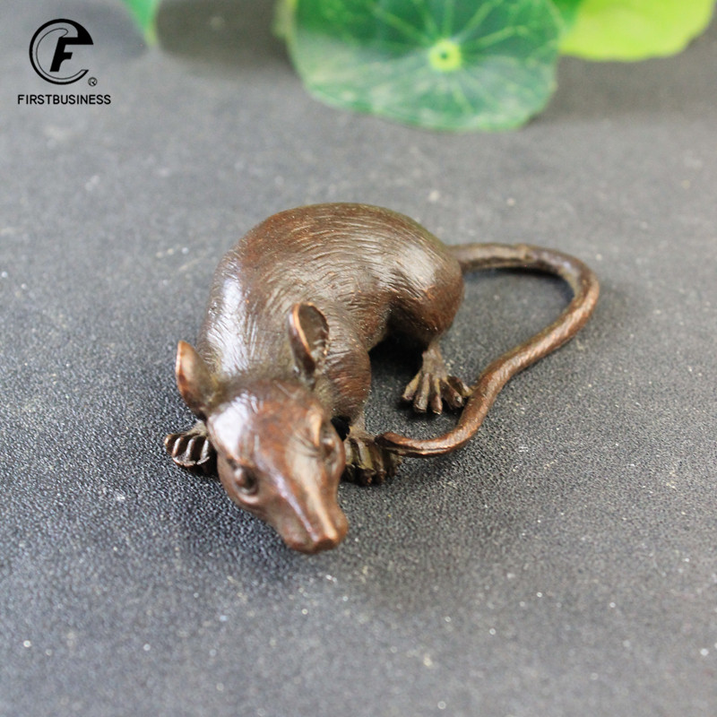 Heavy Brass BIG Rat Mouse Figu - Aquarium Fish Land review and price