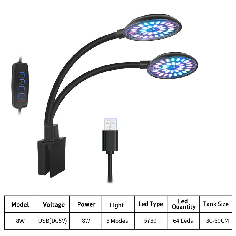 USB Aquarium LED Light Fish Ta - Aquarium Fish Light Lamp review and price