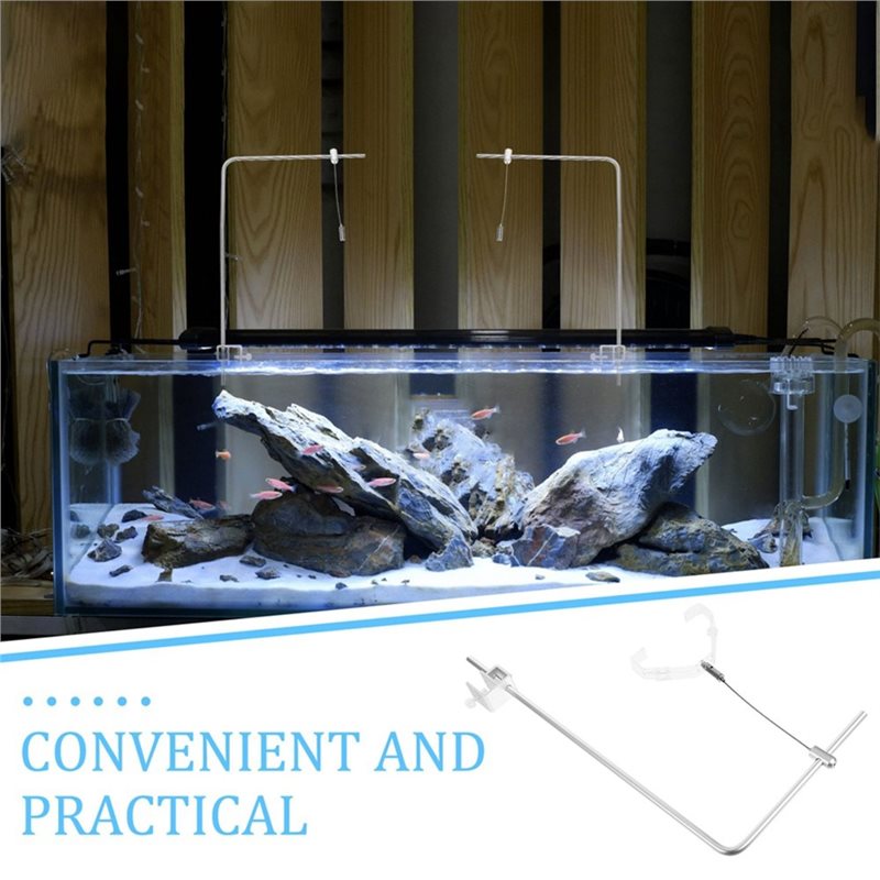 AB41-2Pcs Fish Tank Light Rack - Aquarium Fish Light Lamp review and price