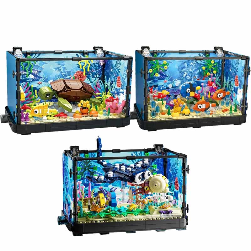 Fish Tank Building Block Set w - Aquarium Fish Fishing review and price