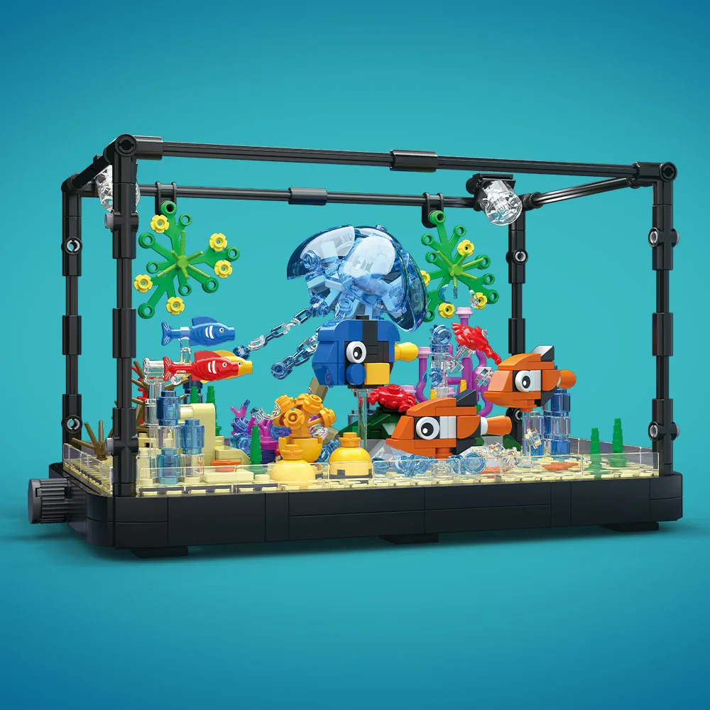Fish Tank Building Block Set w - Aquarium Fish Fishing review and price