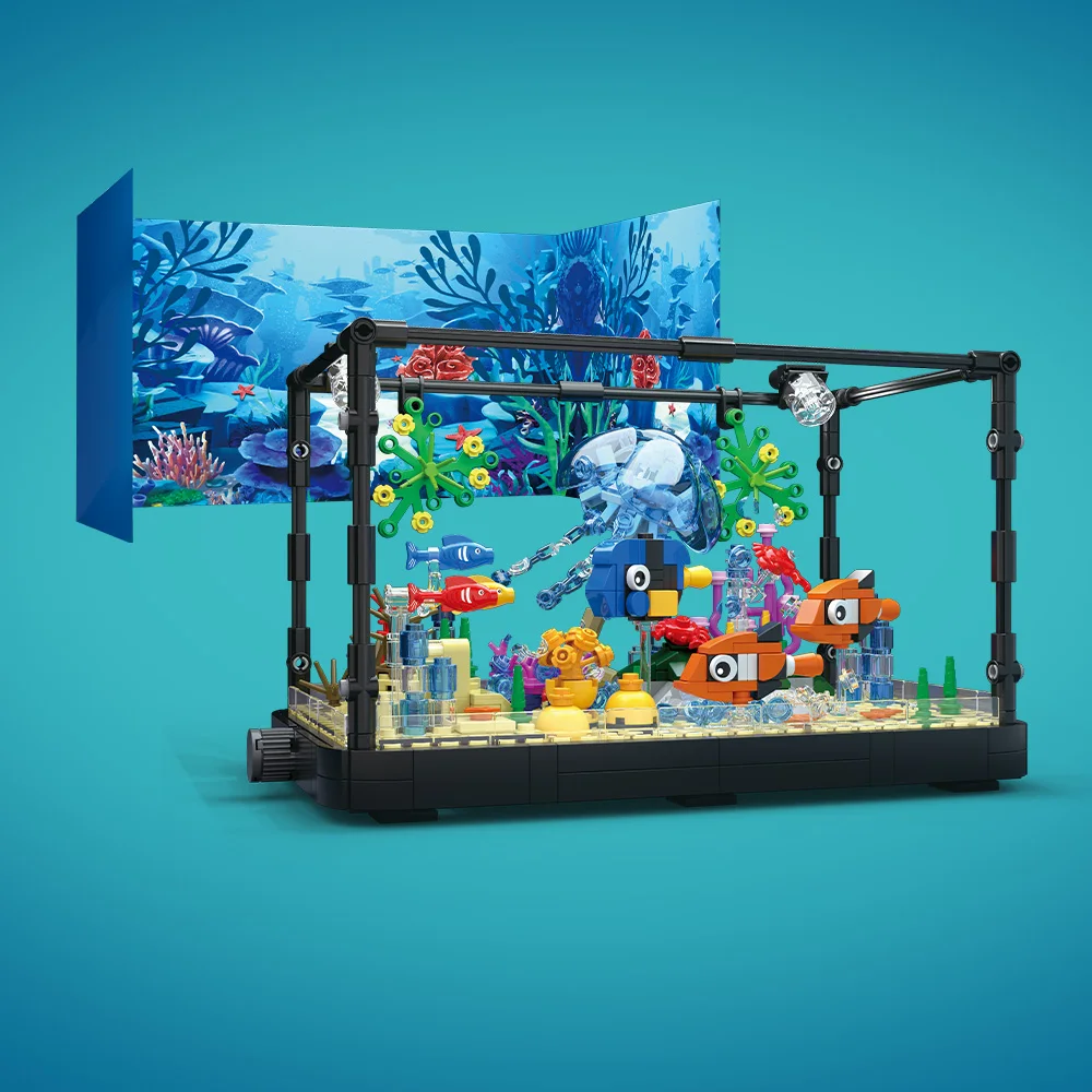 Fish Tank Building Block Set w - Aquarium Fish Fishing review and price