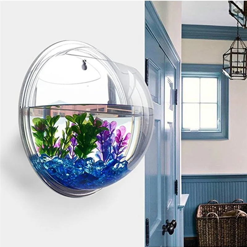 Transparent acrylic hanging wa - Aquarium Goldfish review and price