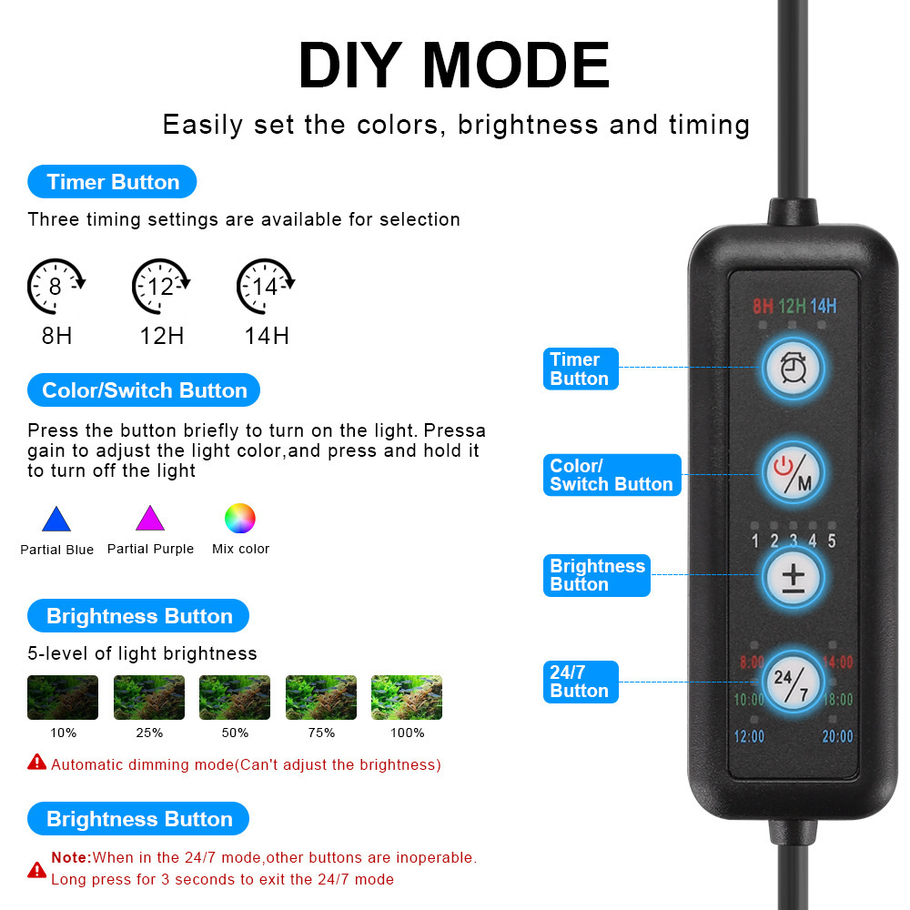 LED Aquarium Light Full Spectr - Aquarium Fish Light Lamp review and price