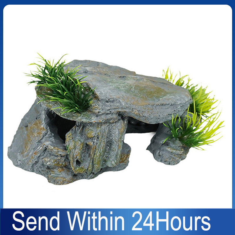 Reptile Rock Hide Cave Natural - Aquarium Fish Freshwater review and price